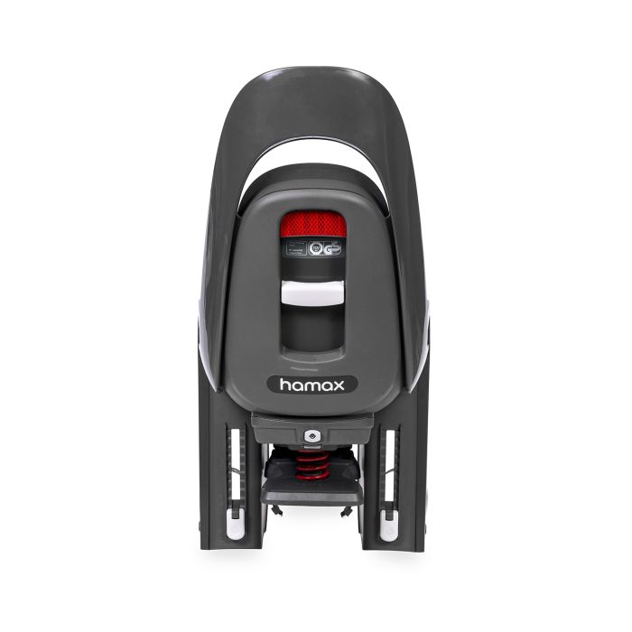 Hamax caress + adaptador de transporte - gris rojo