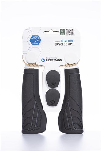 Sturmeyarcher herrmans handvatten line pr.grips line 125mm herrmans gray black