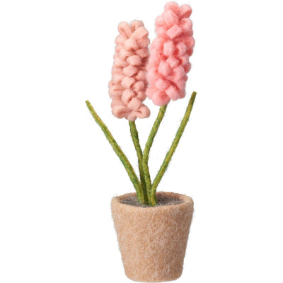 Home styling hyacint vilt in pot 21cm