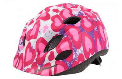 Polisport Children's Helmet 52-56cm Polisport Hearts Hartjes Pink