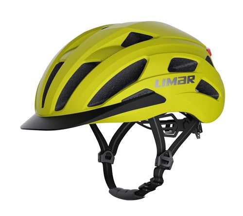 Helm Limar Torino L 57-61 Mat Giallo con LED