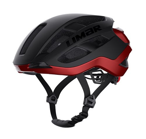 helm limar air star m 53-57 mat zwart rood