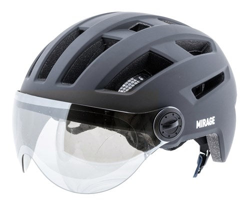 Casco Mirage speed pedelec misura 55-58 cm nero opaco