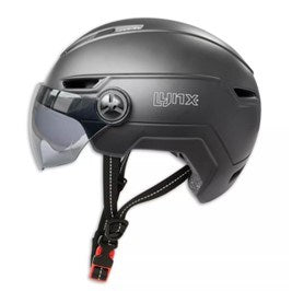 Casco de bicicleta de oro de pescado Tamaño negro 55-58 cm (S M)