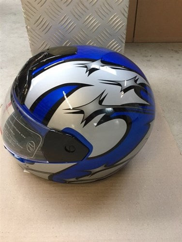 LP Integraalhelm XL 61 cm Race Blue Silver