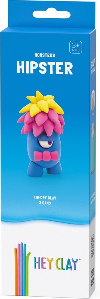 Hey-clay hipster 3 barattoli di pasta da modellare