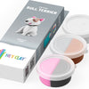Hey-clay bull terrier 3 barattoli di pasta da modellare