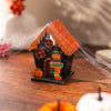 Trucco o trattamento inquietante House Pumpkin Halloween Decorazione a LED