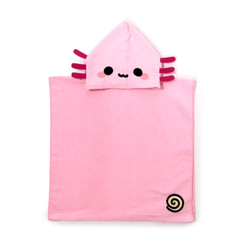 Maddie de Axolotl Adoramals con cappuccio per asciugamano per bambini