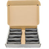 Herrmans handvatset 84b - 90 120 mm - zwart - 15 sets in werkplaatsverpakking
