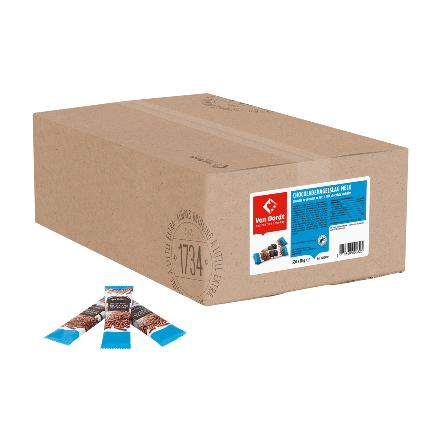 Van oordt hagelslag melk (300x 10gr)