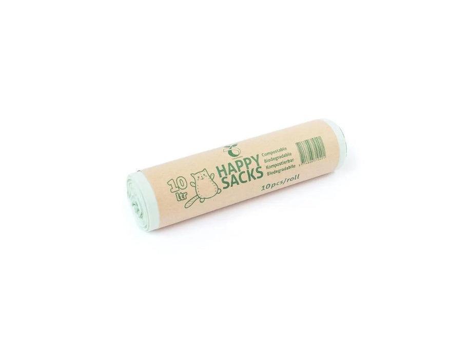 Bolsas de basura felices Sacks biodegradables 10 litros 10 pcs.