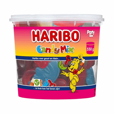 Haribo candy mix silo (6x 550gr)