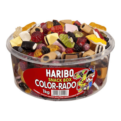 Scatola per feste Haribo color-rado (12x 750gr)