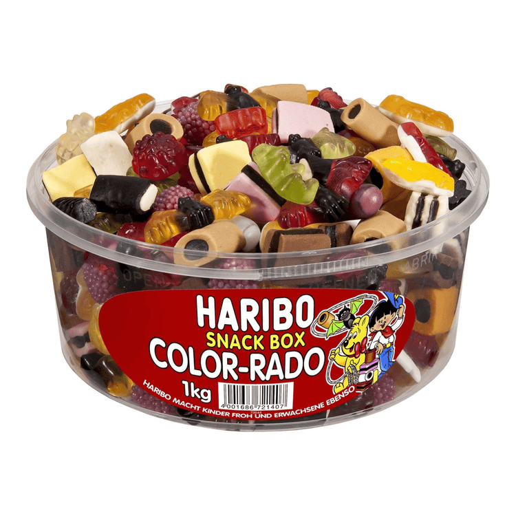 Caja fiesta Haribo color-rado (12x 750gr)
