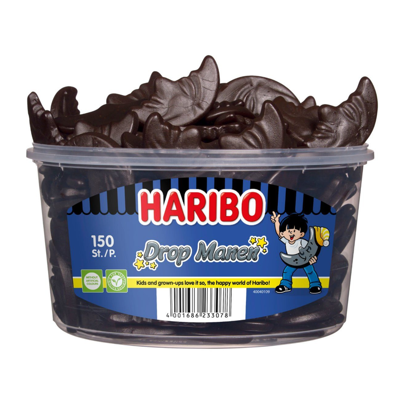 Mezze lune di liquirizia Haribo (150 pezzi)