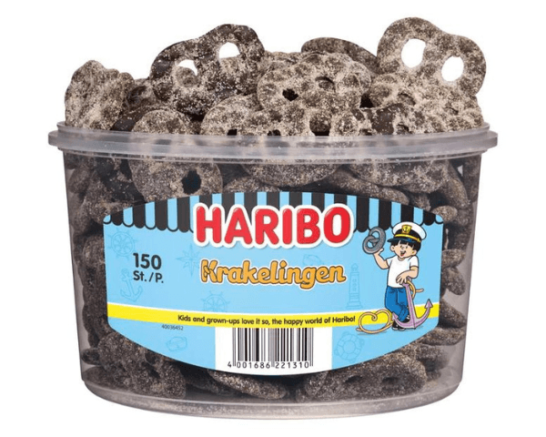 Pretzel alla liquirizia Haribo (150 pezzi) (copia)