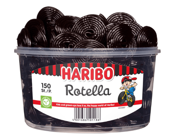 Haribo drop rotella jo-jo's (150 stuks)