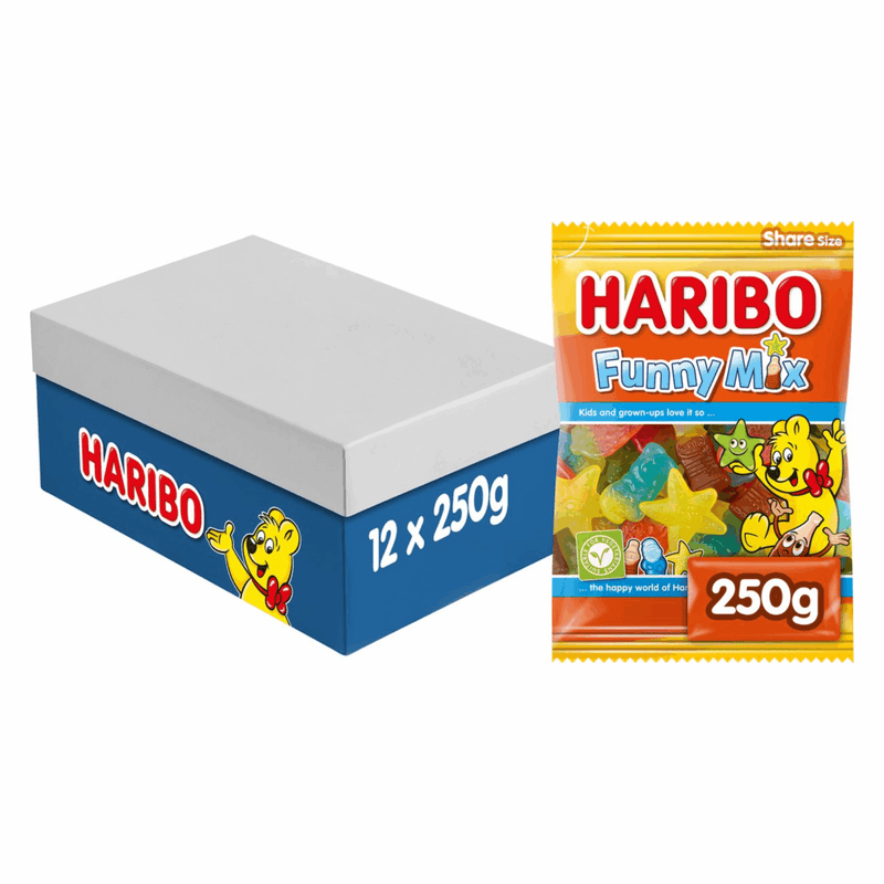Borsa Haribo divertente mix (12x 250gr)