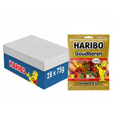 Borsa orsetto dorato Haribo (28x 75gr)