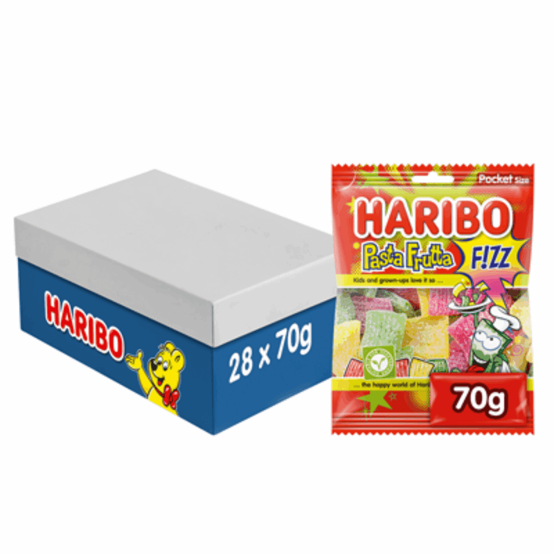 Busta Haribo pasta frutta (28x70gr)