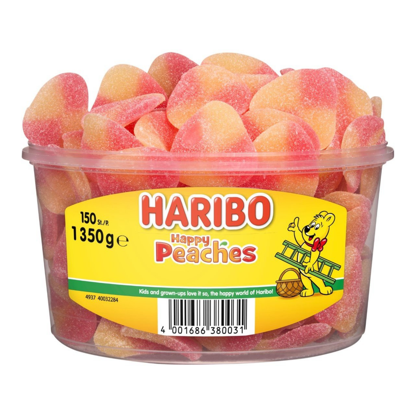 Melocotones Haribo (150 piezas)