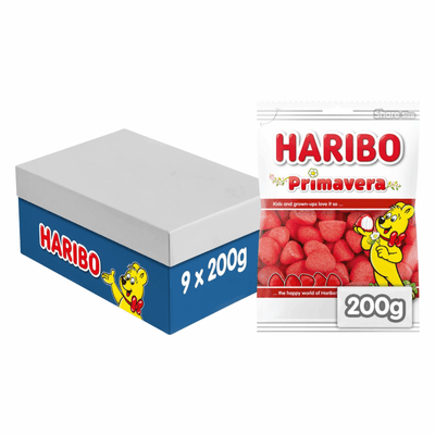 Busta per fragole in schiuma Haribo (9x 200gr)