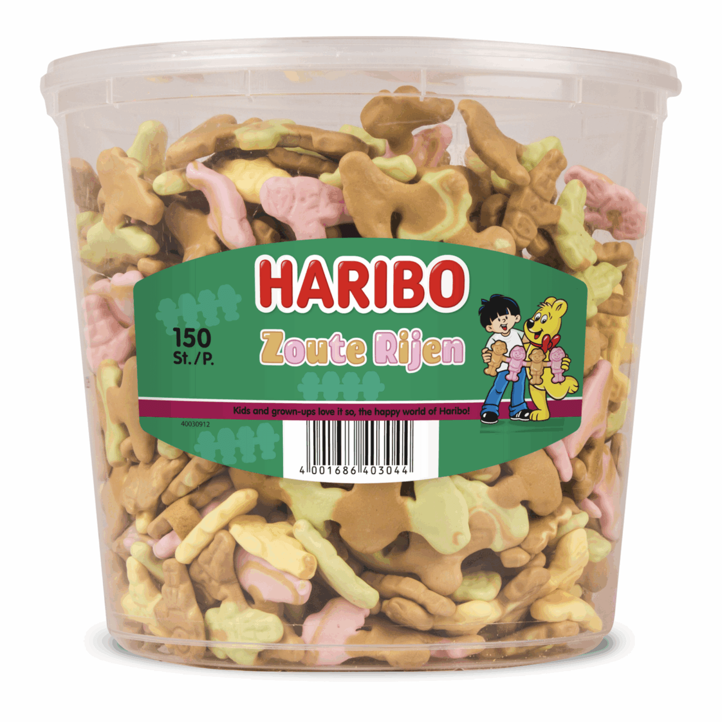 File salati in schiuma Haribo (150 pezzi)