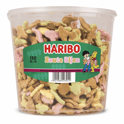 File salati in schiuma Haribo (150 pezzi)