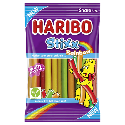 Haribo stixx arcobaleno 160gr. a18
