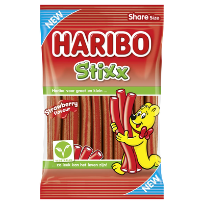 Haribo stixx fragola 160gr. a18