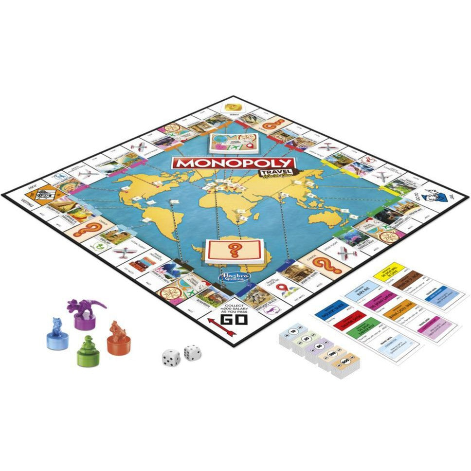 Gioco da tavolo Hasbro Monopoly World Travel