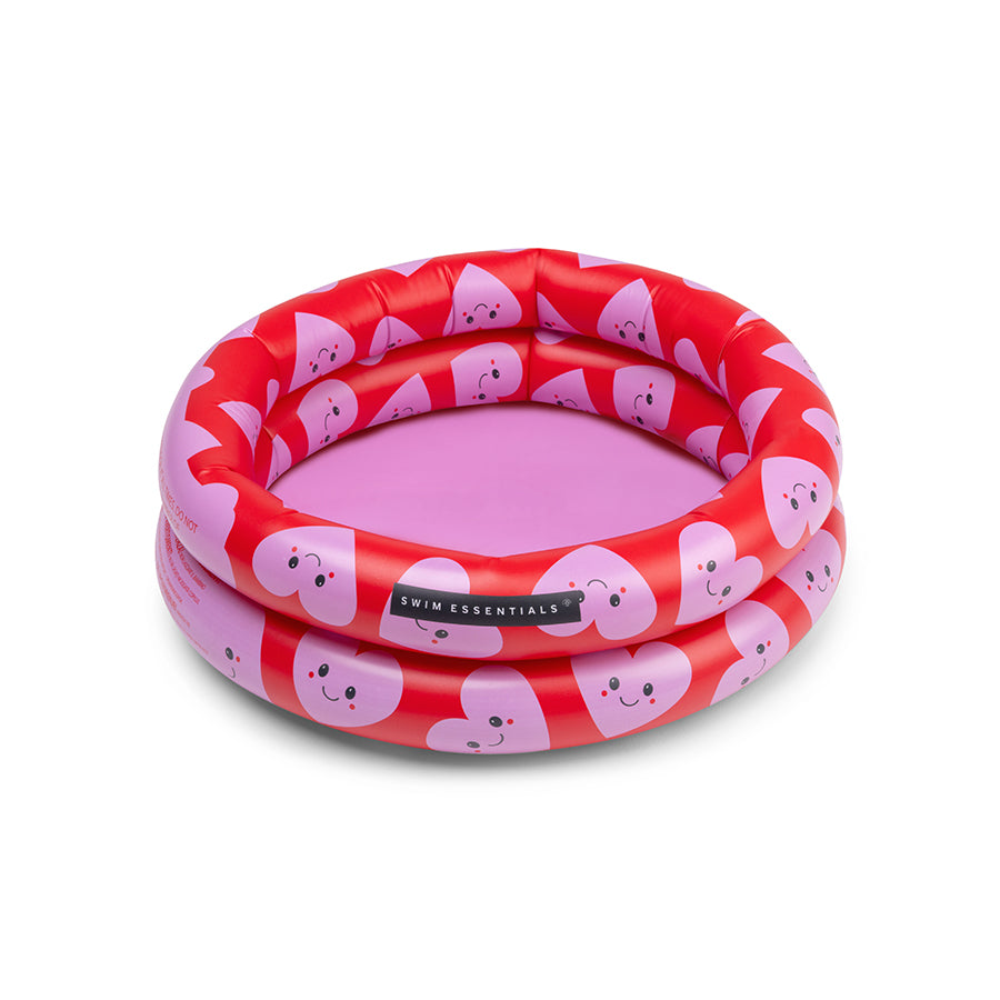 Corazones | Piscina roja para bebés Ø 60 cm