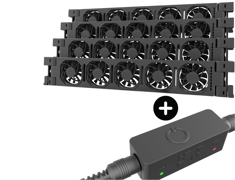 Fan de calor FANFAN 5 Quattro Black Incl.