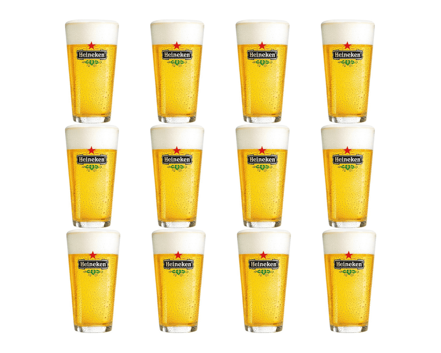 Vaso Heineken Amsterdam in vetro (12x 25cl)