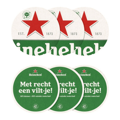Heineken vilt (4x100 stuks)