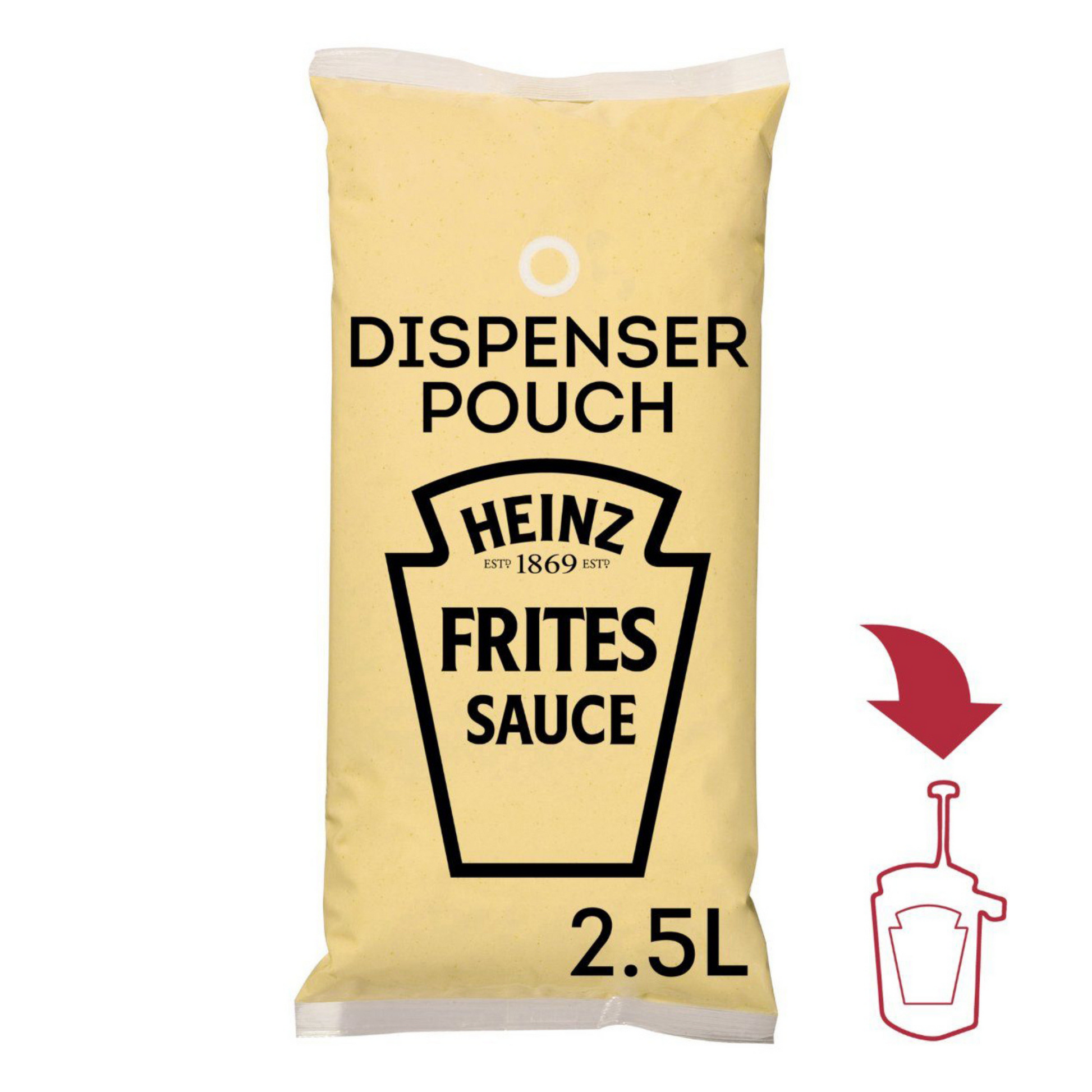Salsa Heinz o salsa mat Fries (3x 2,5 litri)