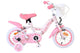 Hello kitty kinderfiets - meisjes - 12 inch - roze - twee handremmen