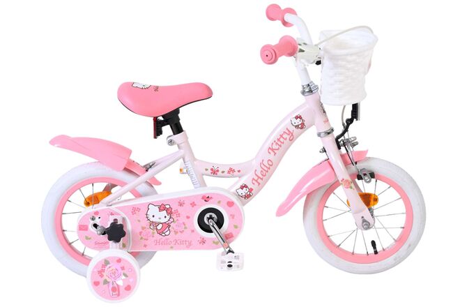 Bicicleta infantil Volare hello kitty - niña - 12 pulgadas - rosa