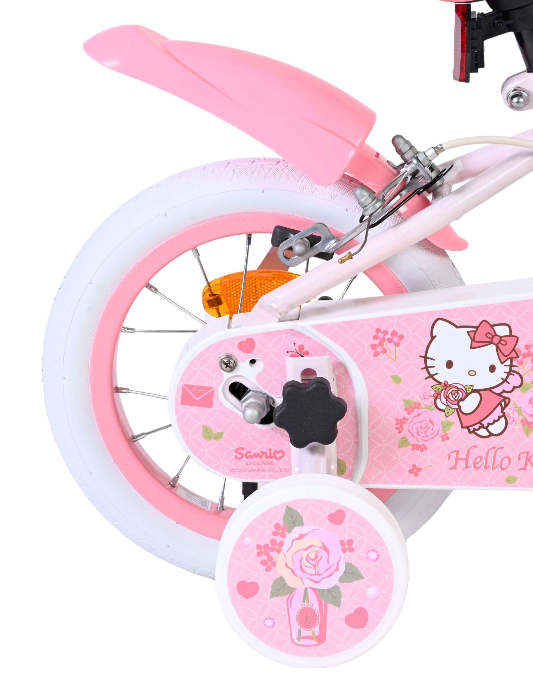 Volare hello kitty children's bicycle - girls - 12 inches - pink - two hand brakes