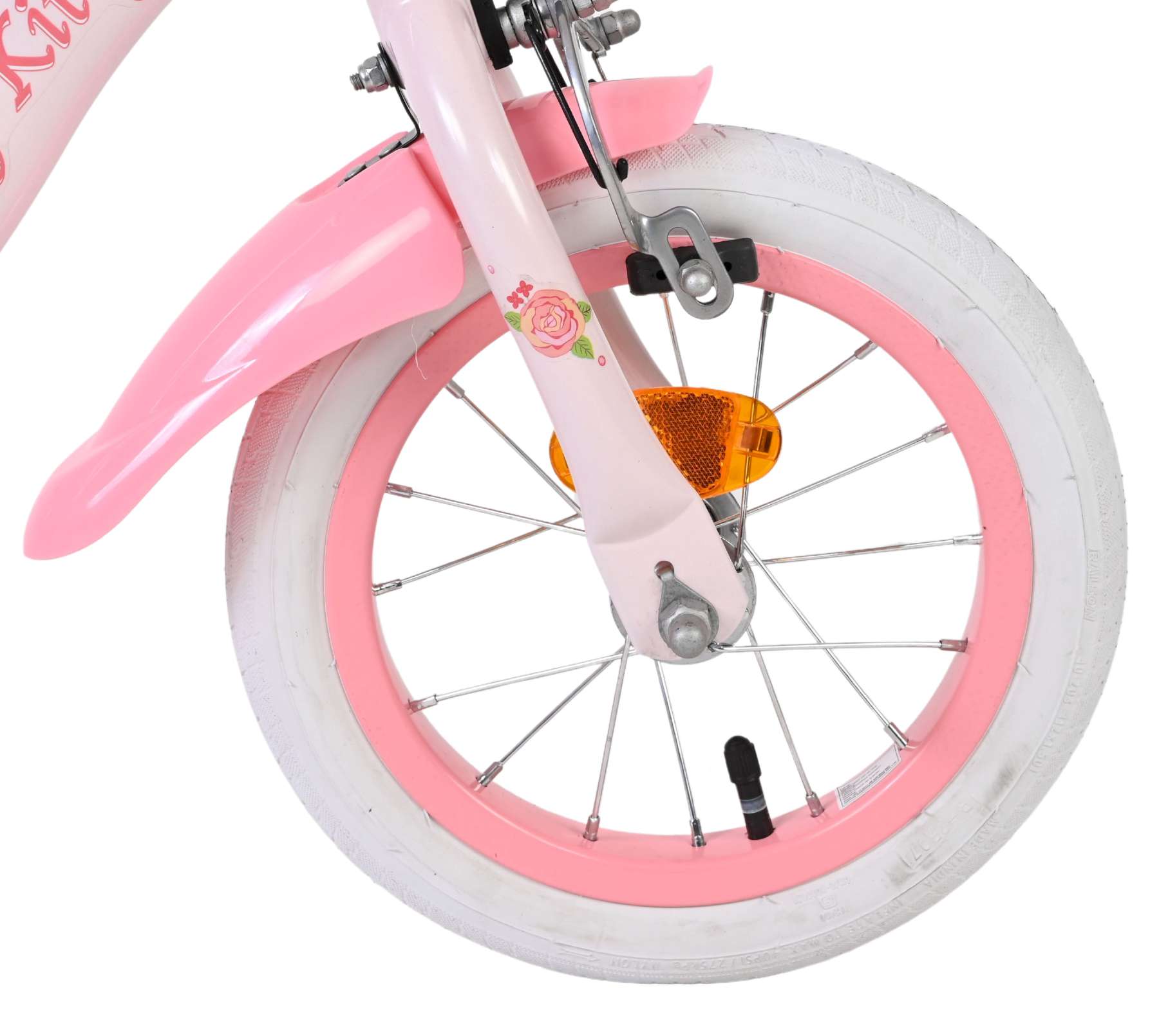 Bicicleta infantil Volare hello kitty - niña - 12 pulgadas - rosa