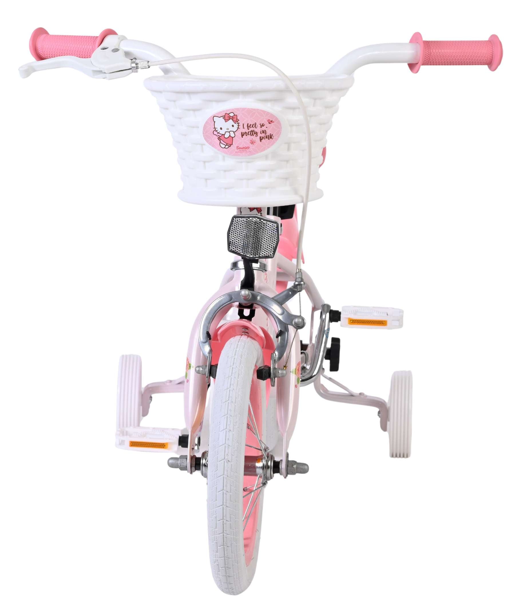 Bicicleta infantil Volare hello kitty - niña - 12 pulgadas - rosa