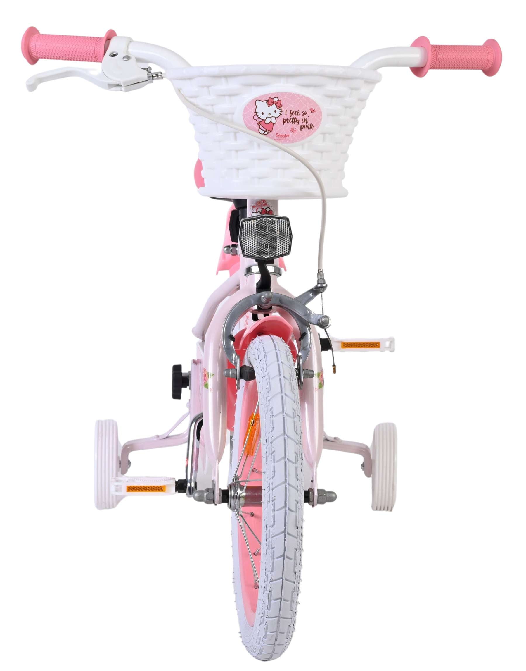 Bicicleta infantil Volare hello kitty - niña - 14 pulgadas - rosa