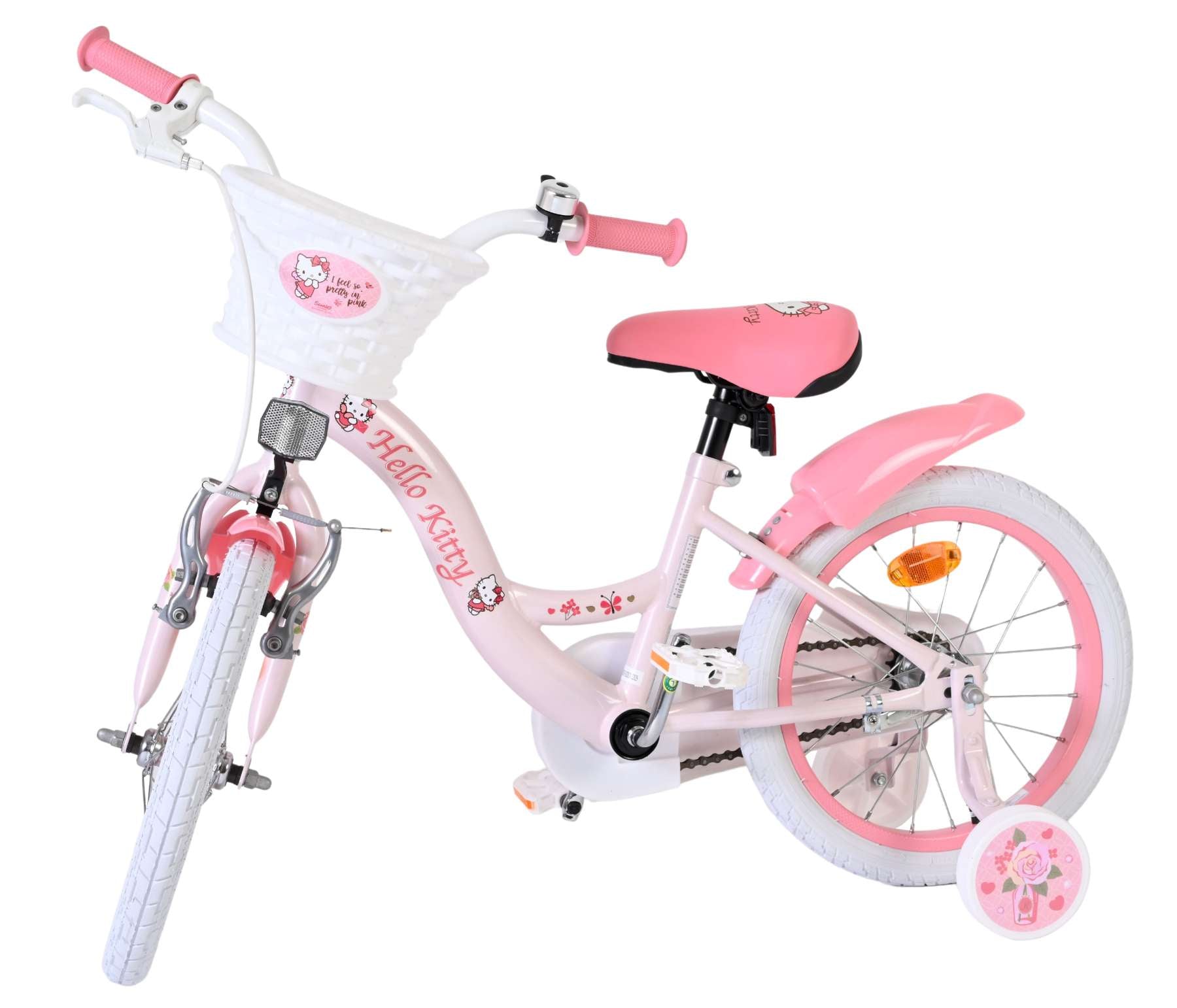 Volare hello kitty kinderfiets - meisjes - 16 inch - roze