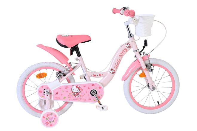 Volare hello kitty kinderfiets - meisjes - 16 inch - roze - twee handremmen