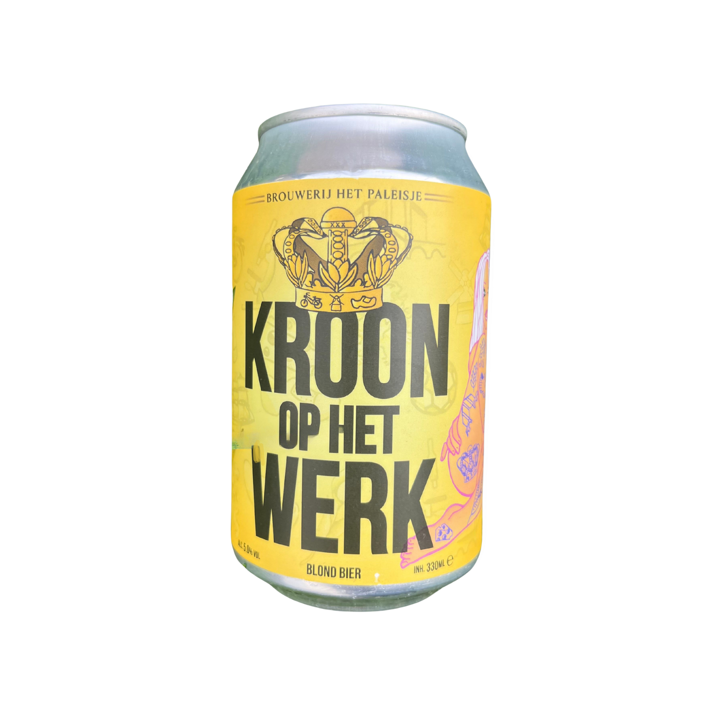 Het paleisje kroon op het werk blik (12x33 cl)