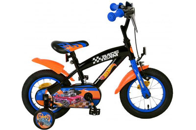 Hot Wheels Kinderfiets Jongens 12 inch Zwart Oranje Blauw