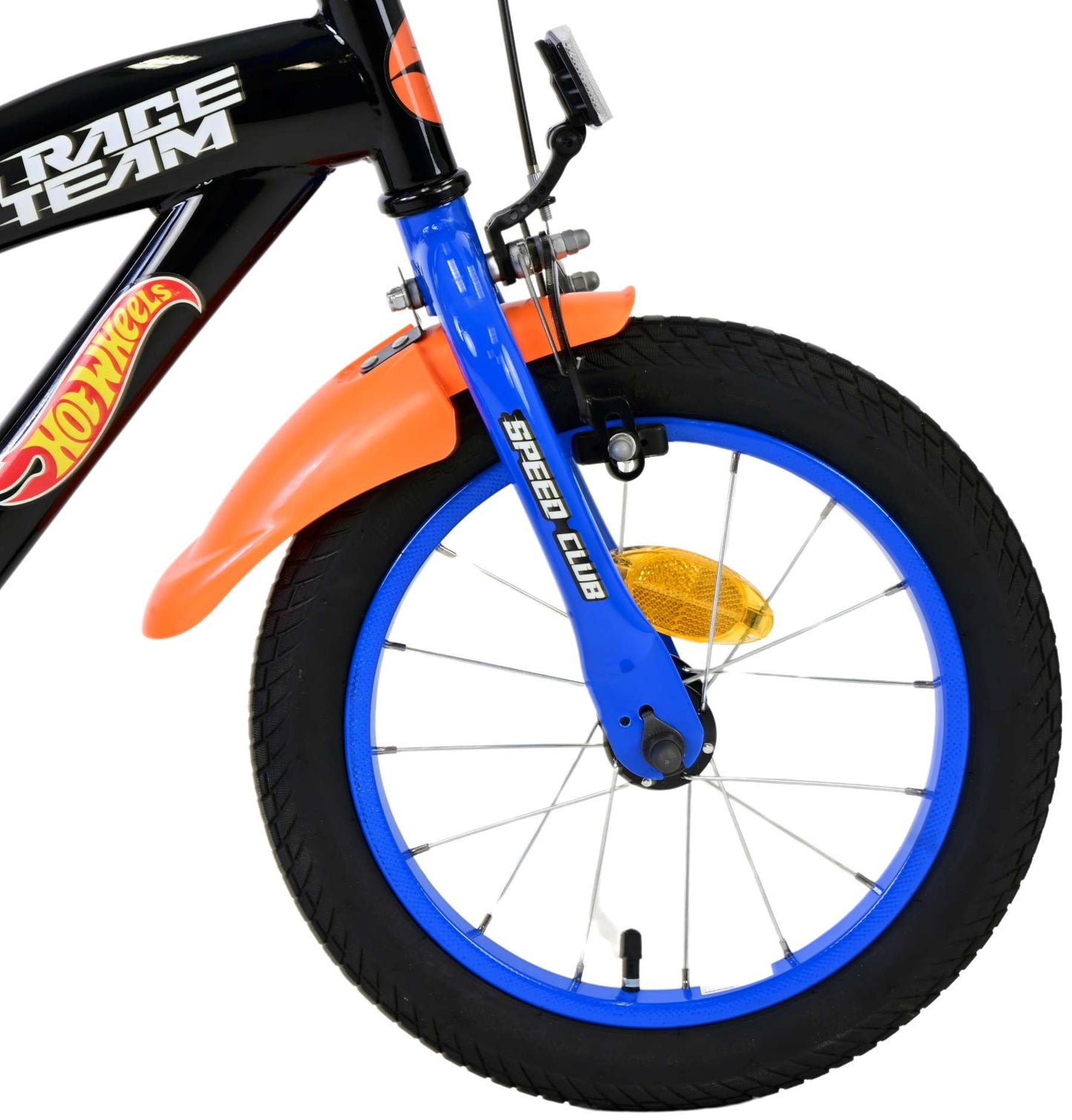 Hot Wheels Kinderfiets Jongens 14 inch Zwart Oranje Blauw