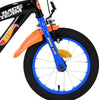 Hot wheels kinderfiets - jongens - 14 inch - zwart oranje blauw