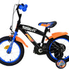 Hot wheels kinderfiets - jongens - 14 inch - zwart oranje blauw